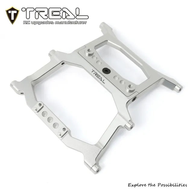 TREAL Aluminum 7075 Rear Chassis CNC Machined Upgrades for Axial SCX6 Jeep Wrangler Trail Honcho