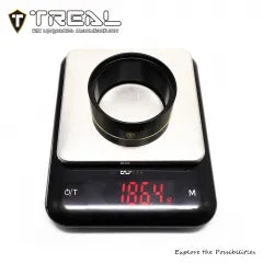 TREAL Brass Heavy Weight Center Internal Rings(2) for 2.2 Beadlock Wheels Compatible with 1/10 RC Crawler Car Ryft Wraith