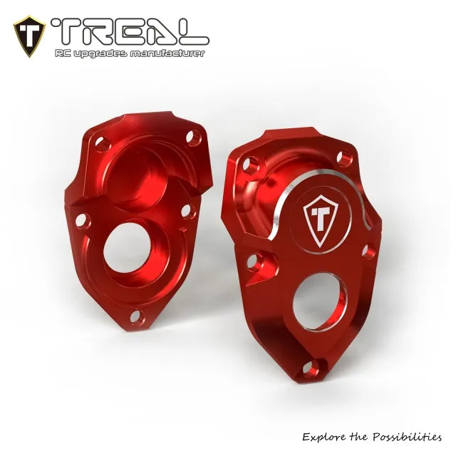 TREAL Aluminum 7075 Front Outer Portal Covers External Cap for Vanquish VRD/VS4-10