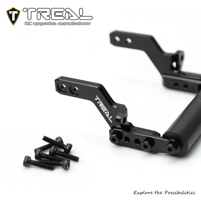 TREAL TRX4MT Rear Wheelie Bar Aluminum 7075 Upgrades for 1/18 TRX-4MT F-150 K10 Monster Truck
