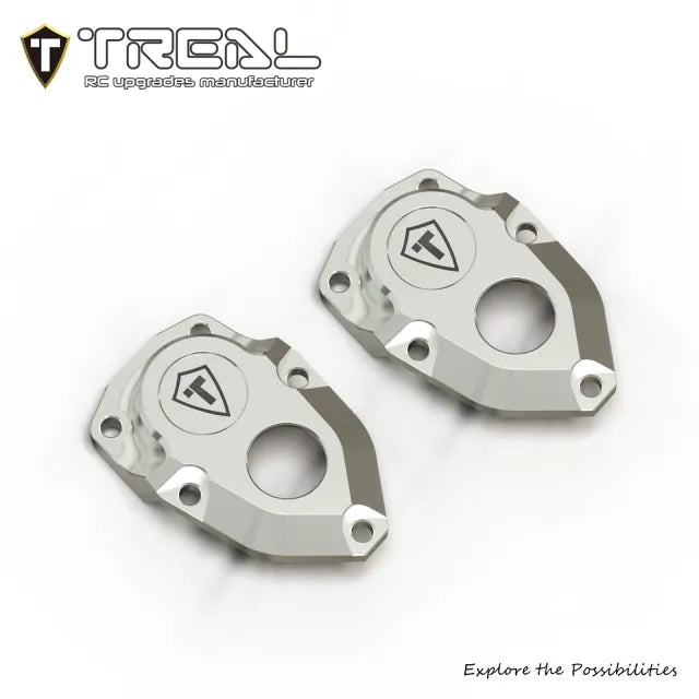 TREAL Aluminum 7075 Front Outer Portal Covers External Cap for Vanquish VRD/VS4-10
