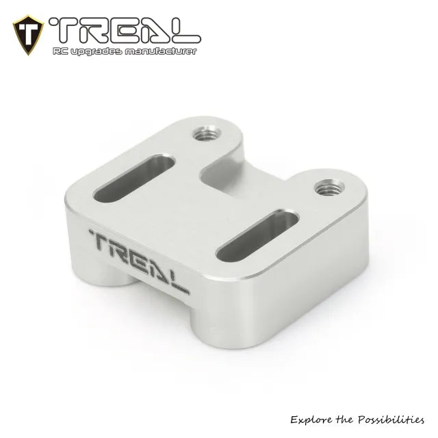 TREAL Aluminum 7075 Adjustable Servo Mount Bracket for Axial SCX6 Jeep Wrangler Trail Honcho