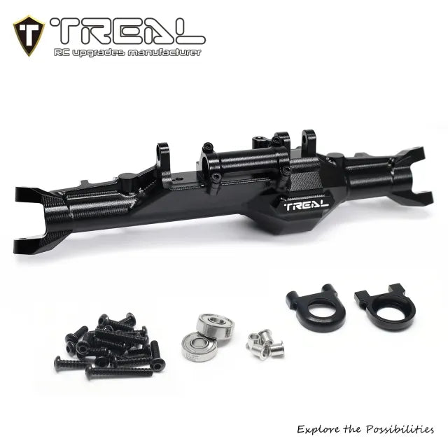 TREAL Aluminum 7075 Front Axle Housing CNC Billet Machined Upgrades for Vanquish Products H10 Optic