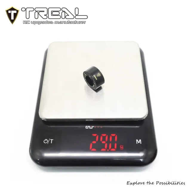 TREAL 2.2 Wheel Hubs Brass Weights 9mm/12mm/15mm Widen Adapters Compatible with 1/10 RC Crawlers