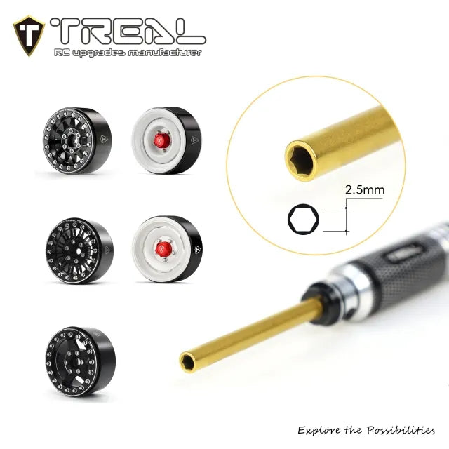 Treal 1.9 beadlock wheel Scale Hex Head Screw Driver Tool (NEW)