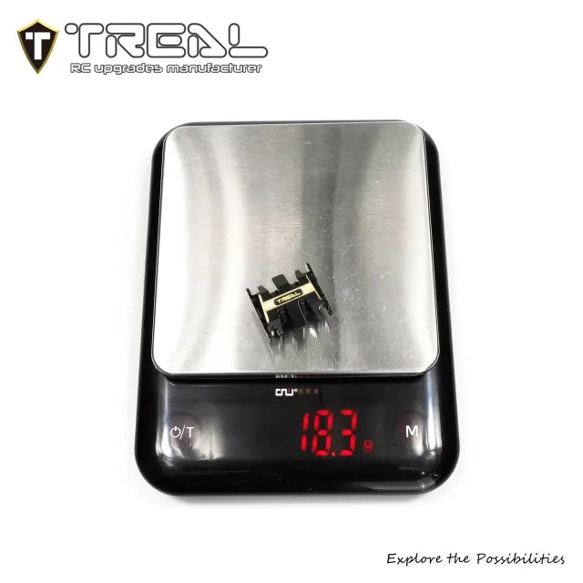 TREAL Brass Center Skid Plate Board for Axial SCX30
