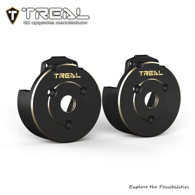 TREAL Brass Front Outer Portal Covers External Portal Drive Housing(2) Heavy Weight for Vanquish VRD/VS4-10