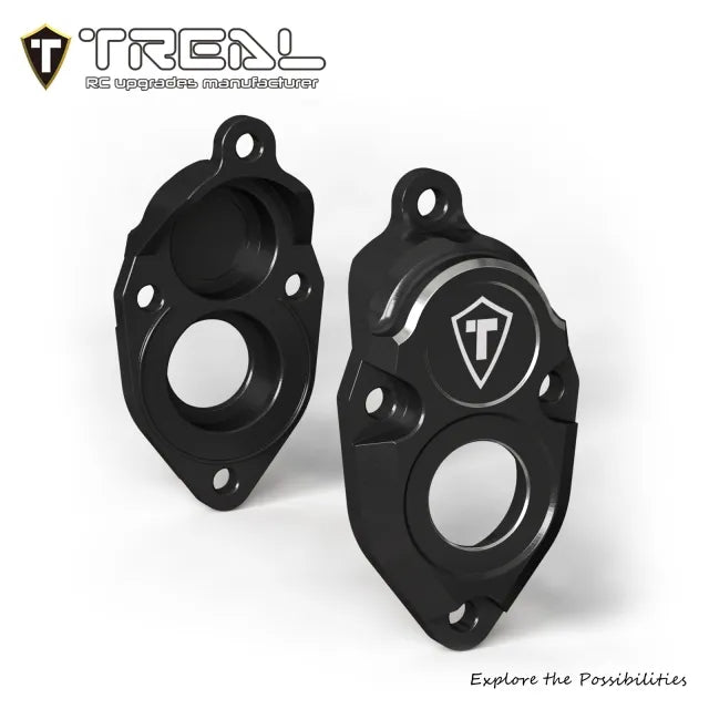 TREAL Aluminum 7075 Rear Outer Portal Covers External Cap for Vanquish VRD/VS4-10