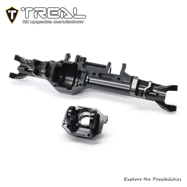 TREAL Aluminum 7075 Front Axle Housing CNC Billet Machined Upgrades for Vanquish Products H10 Optic
