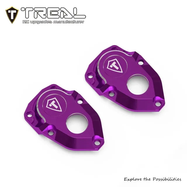 TREAL Aluminum 7075 Front Outer Portal Covers External Cap for Vanquish VRD/VS4-10