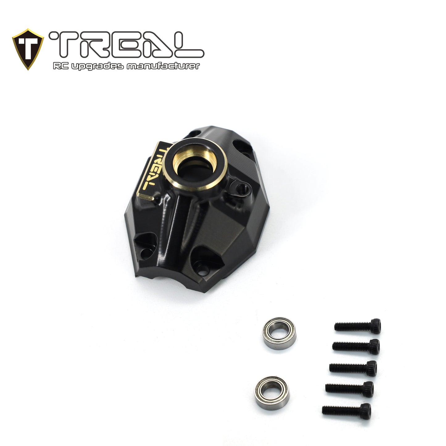 TREAL Brass Diff Cover (1P) for UTB18 Front or Rear Axles