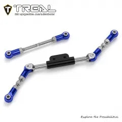 TREAL 7075 Aluminum Front Steering Link Set Drive Linkages for Vanquish H10 Optic