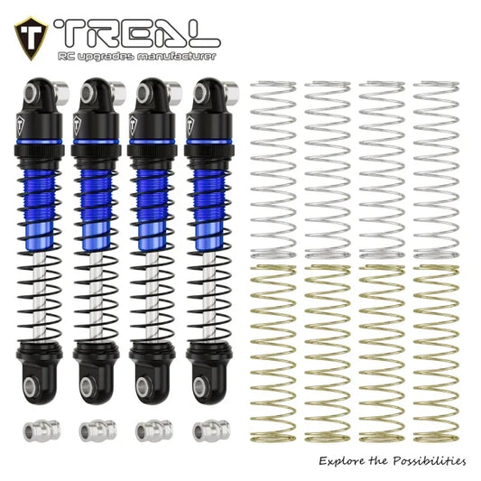 TREAL Aluminum Adjustable Dampers (4P) 29mm for Axial SCX30
