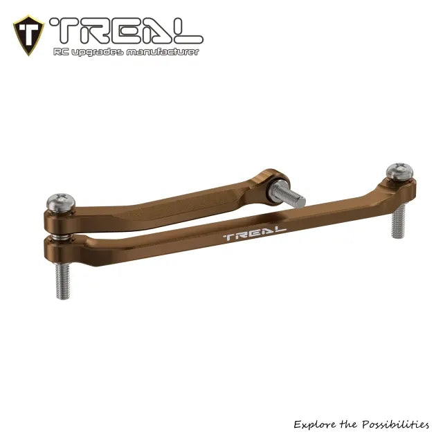 TREAL 7075 Aluminum Front Steering Links for Axial SCX30