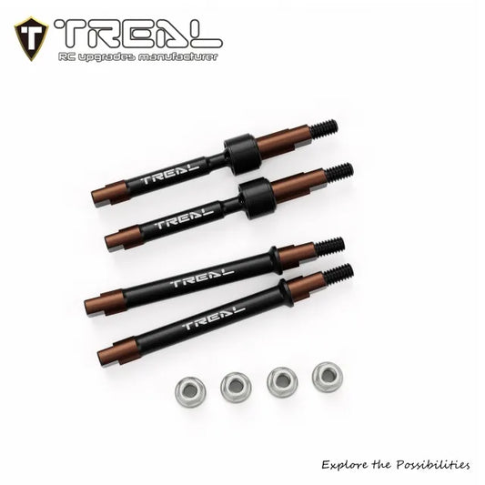 TREAL Harden Steel CVD Driveshafts Axle Shafts for Axial SCX30