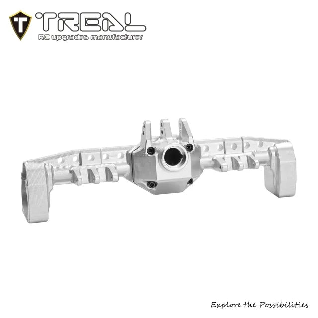 TREAL 7075 Aluminum Rear Portal Axle Housing (Diamond) for Axial SCX10 III 1/10 RC Crawler