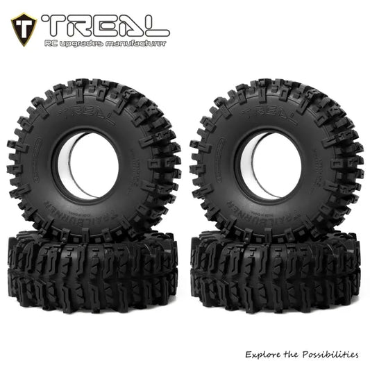 TREAL 1.9 Crawler Tires Tyres 1.9'' Soft and Sticky Tyre f1/10 1/10 RC Crawler(44*120mm)-B X004XTMME7