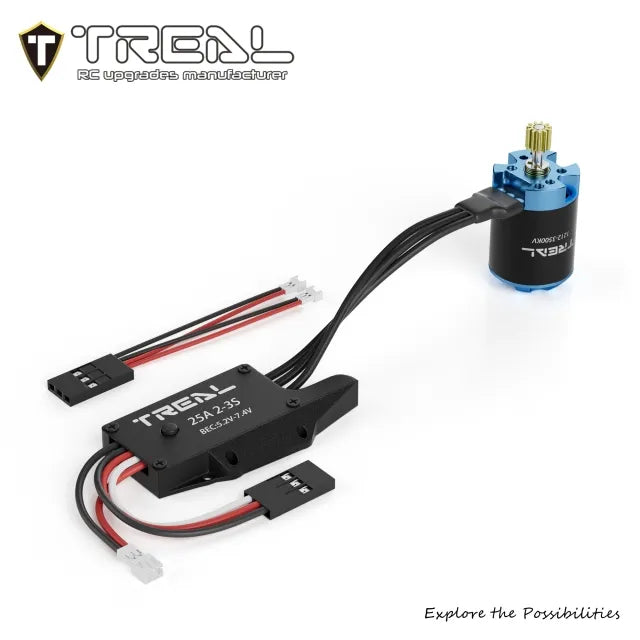TREAL TH30 Bluetooth Outer Rotor ESC & Motor Combo for Axial SCX30