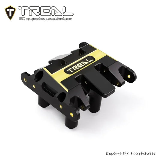 TREAL Brass Center Skid Plate Board for Axial SCX30