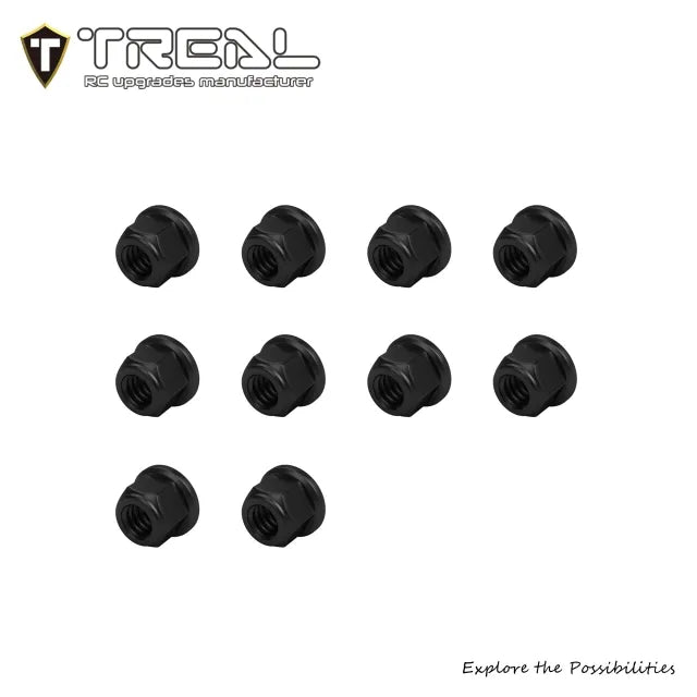 TREAL Brass M2 Nuts (10P) for Axial SCX30