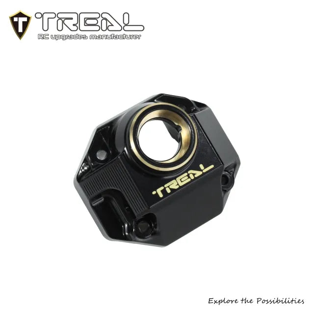 TREAL Brass Front Diff Cover for SCX10 III 1987 Toyota AR45P Front Portal Axle Housing