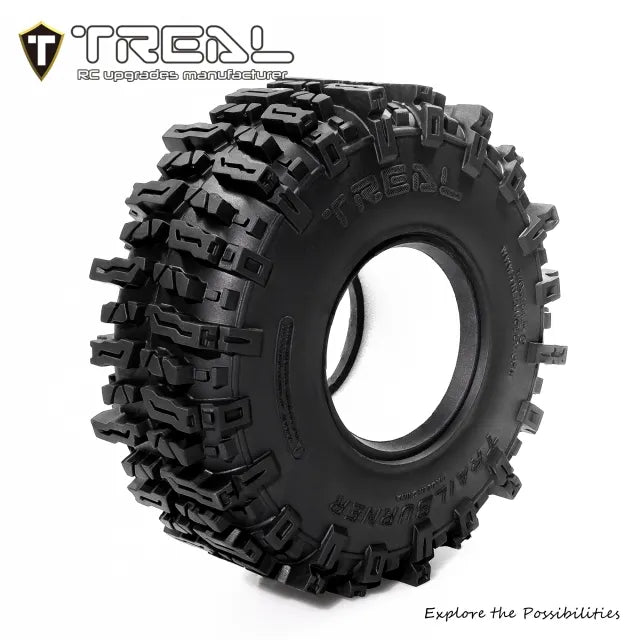 TREAL 1.9 Crawler Tires Tyres 1.9'' Soft and Sticky Tyre f1/10 1/10 RC Crawler(44*120mm)-B X004XTMME7