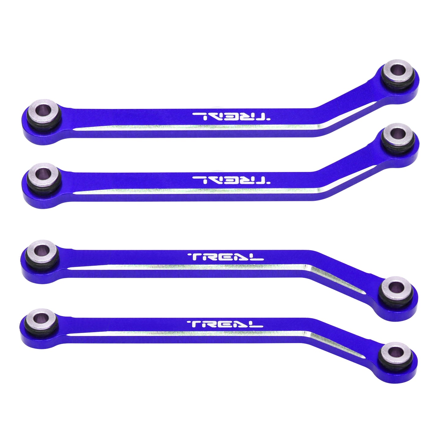 TREAL FCX24 High Clearance Links, Aluminum 7075 Chassis Lower Linkages (4p) for 1/24 FMS FCX24