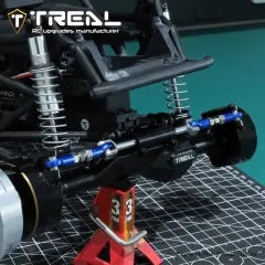 TREAL 7075 Aluminum Front Steering Link Set Drive Linkages for Vanquish H10 Optic