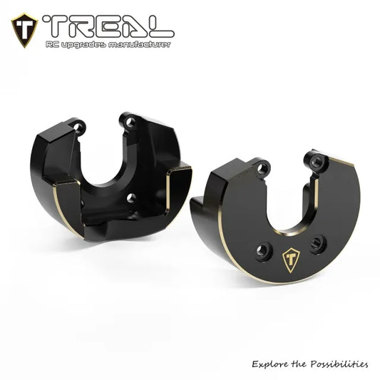 TREAL Brass Outer Portal Covers Counterweight for Axial 1/8 AXP8 Gilamon