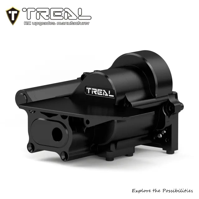 TREAL 7075 Aluminum Transmission Housing Case Set for Axial 1/8 AXP8 Gilamon