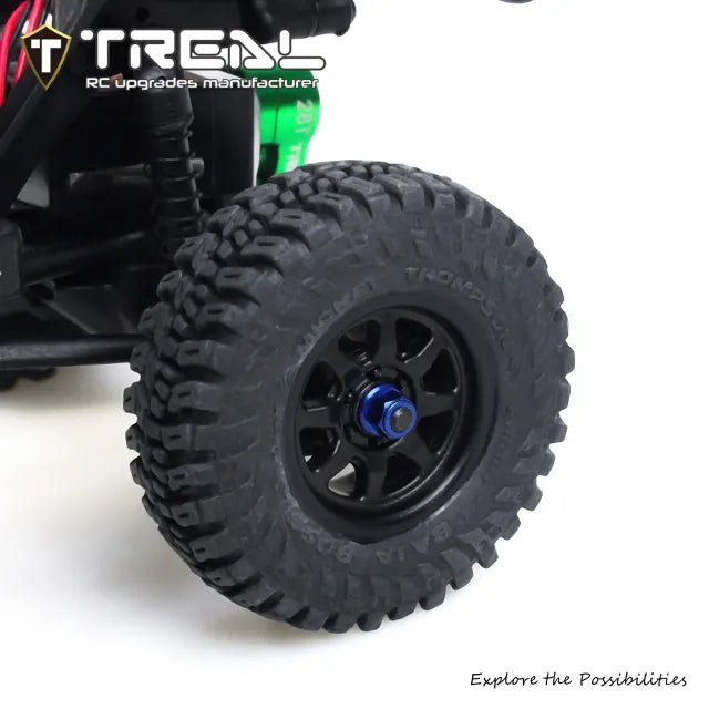 TREAL Aluminum 7075 M2 Nuts (10P) for Axial SCX30