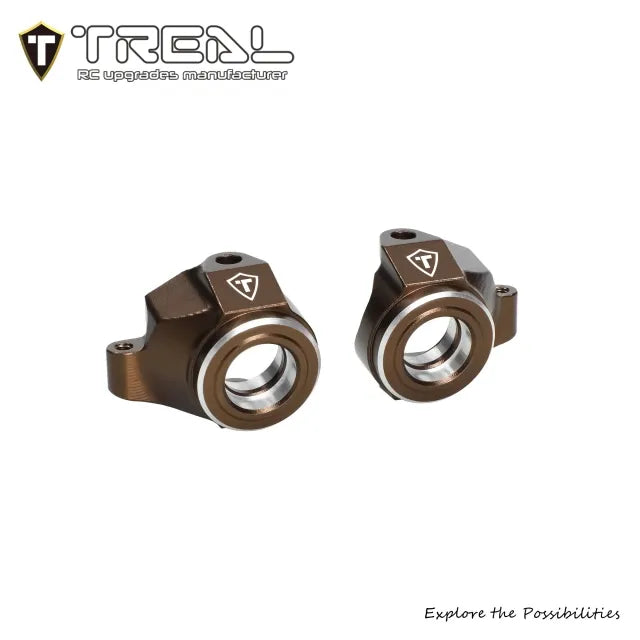 TREAL Aluminum 7075 Steering Knuckles for Axial SCX30