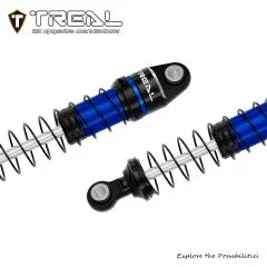 TREAL TRX4M Shocks 59MM Oil-Damper Long Travel Threaded Shock Absorber Upgrades for 1/18 TRX-4M TRX-4MT