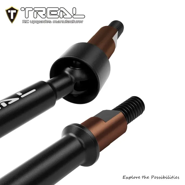 TREAL Harden Steel CVD Driveshafts Axle Shafts for Axial SCX30