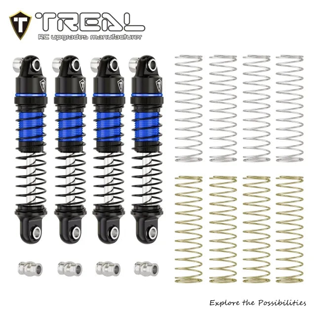 TREAL Aluminum 26mm Oil-fillable Shocks for 1/30 Axial SCX30