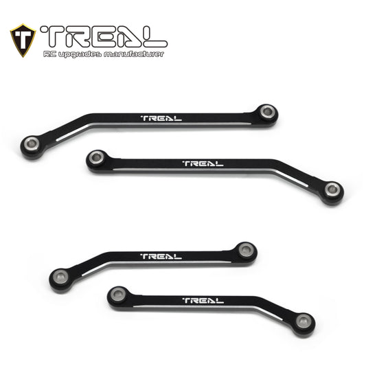 TREAL Aluminum 7075 High Clearance Links Set(4pcs) Chassis Lower Links for TRX4M 1/18 RC Crawler