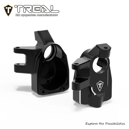 TREAL Aluminum 7075 Front Steering Knuckles Inner Portal Covers (2pcs) for Axial 1/8 AXP8 Gilamon