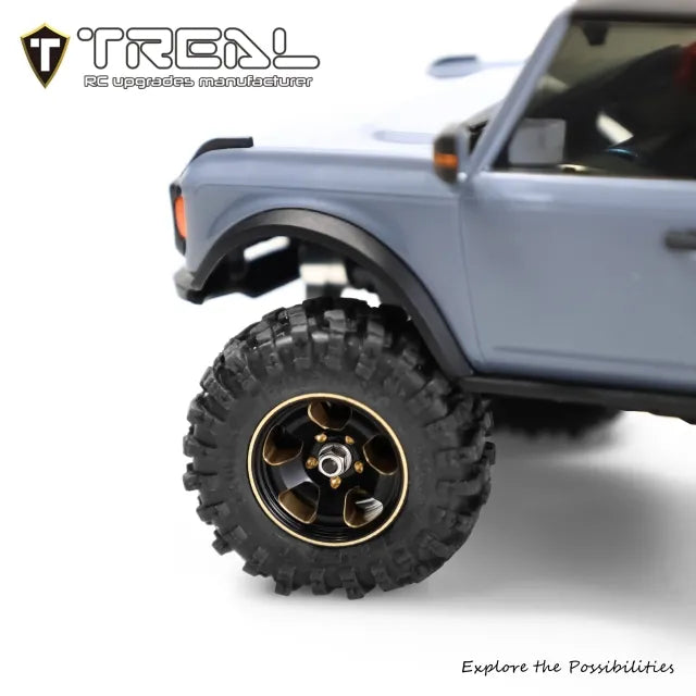 TREAL Brass Beadlock Wheels(4P) 0.7'' Wheel for Axial SCX30-B