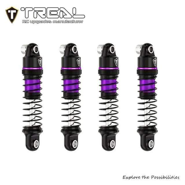 TREAL Aluminum 23mm Oil-fillable Shocks for 1/30 Axial SCX30