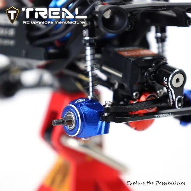 TREAL Aluminum 7075 Steering Knuckles for Axial SCX30
