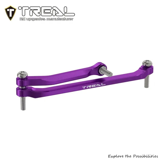TREAL 7075 Aluminum Front Steering Links for Axial SCX30