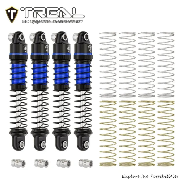 TREAL Aluminum 29mm Oil-fillable Shocks for 1/30 Axial SCX30