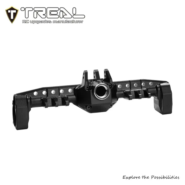 TREAL 7075 Aluminum Rear Portal Axle Housing (Diamond) for Axial SCX10 III 1/10 RC Crawler