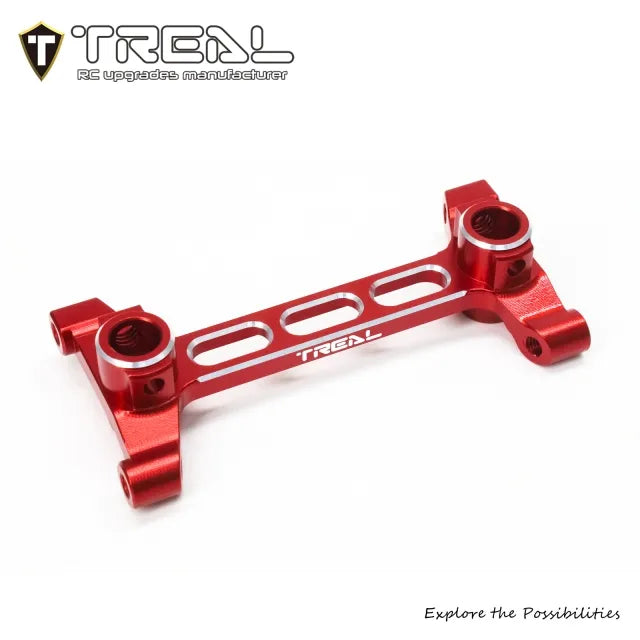 TREAL Aluminum 7075 Rear Chassis/Shock Tower Brace, Rr Chass Shock Tower Frame for SCX10 III Jeep JLU Wrangler