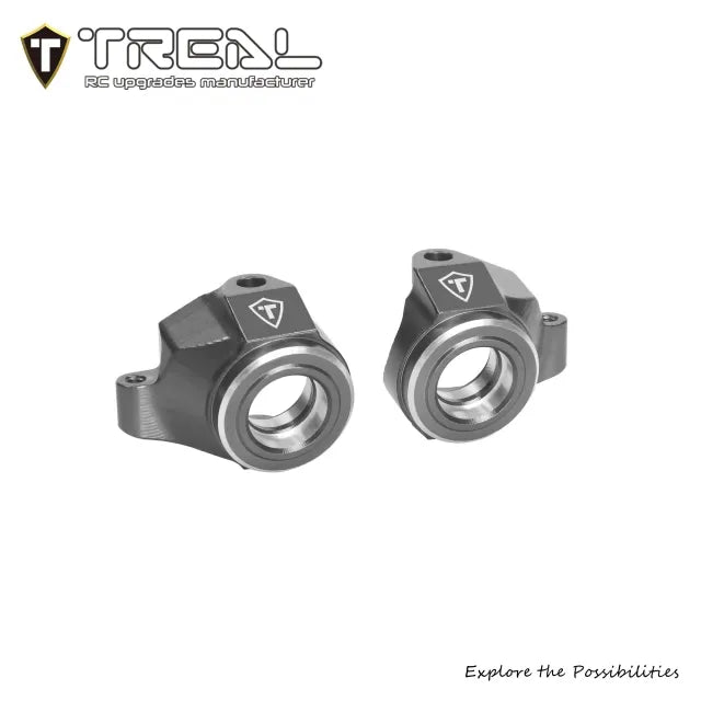 TREAL Aluminum 7075 Steering Knuckles for Axial SCX30