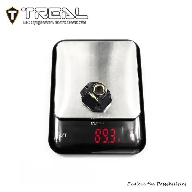 TREAL Brass Front Diff Cover for SCX10 III 1987 Toyota AR45P Front Portal Axle Housing