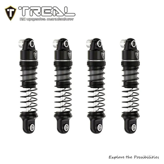 TREAL Aluminum 23mm Oil-fillable Shocks for 1/30 Axial SCX30