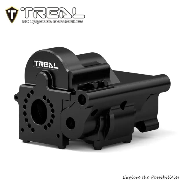 TREAL 7075 Aluminum Transmission Housing Case Set for Axial 1/8 AXP8 Gilamon