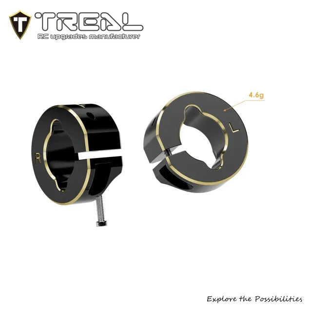 TREAL Brass Rear Counterweight for Axial SCX30