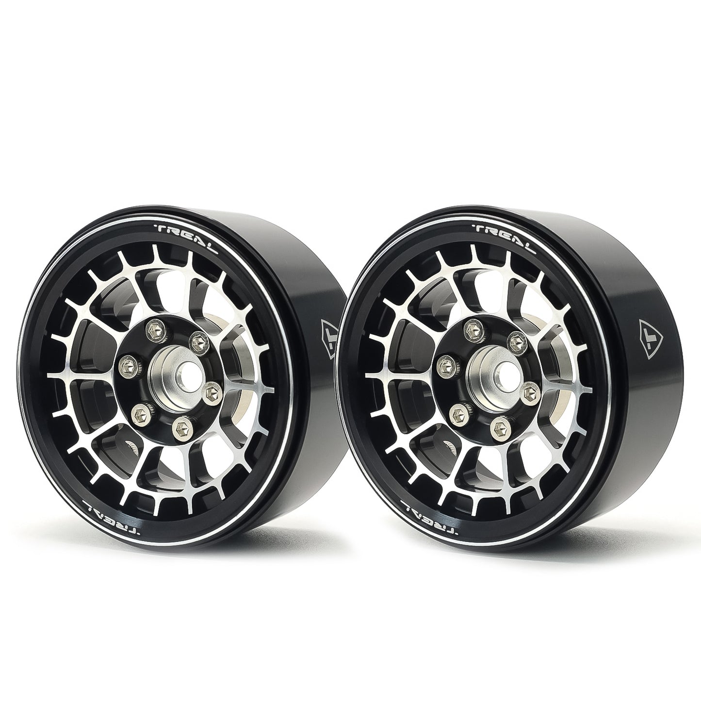 TREAL 1.9 Wheels Beadlock Wheel Rims(2) for 1:10 RC Crawler Trucks Type A